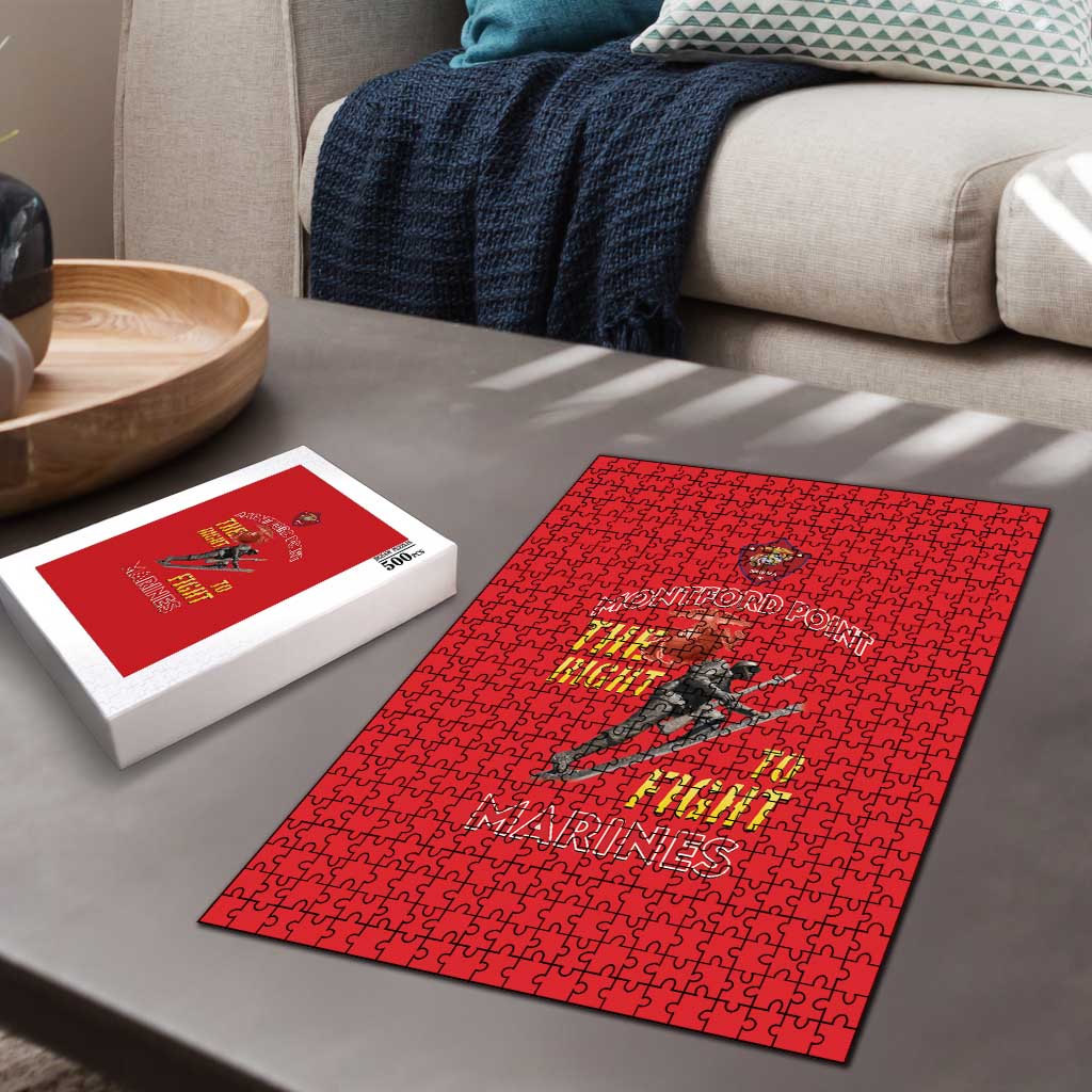 Montford Point Marines Puzzle The Right To Fight - Red