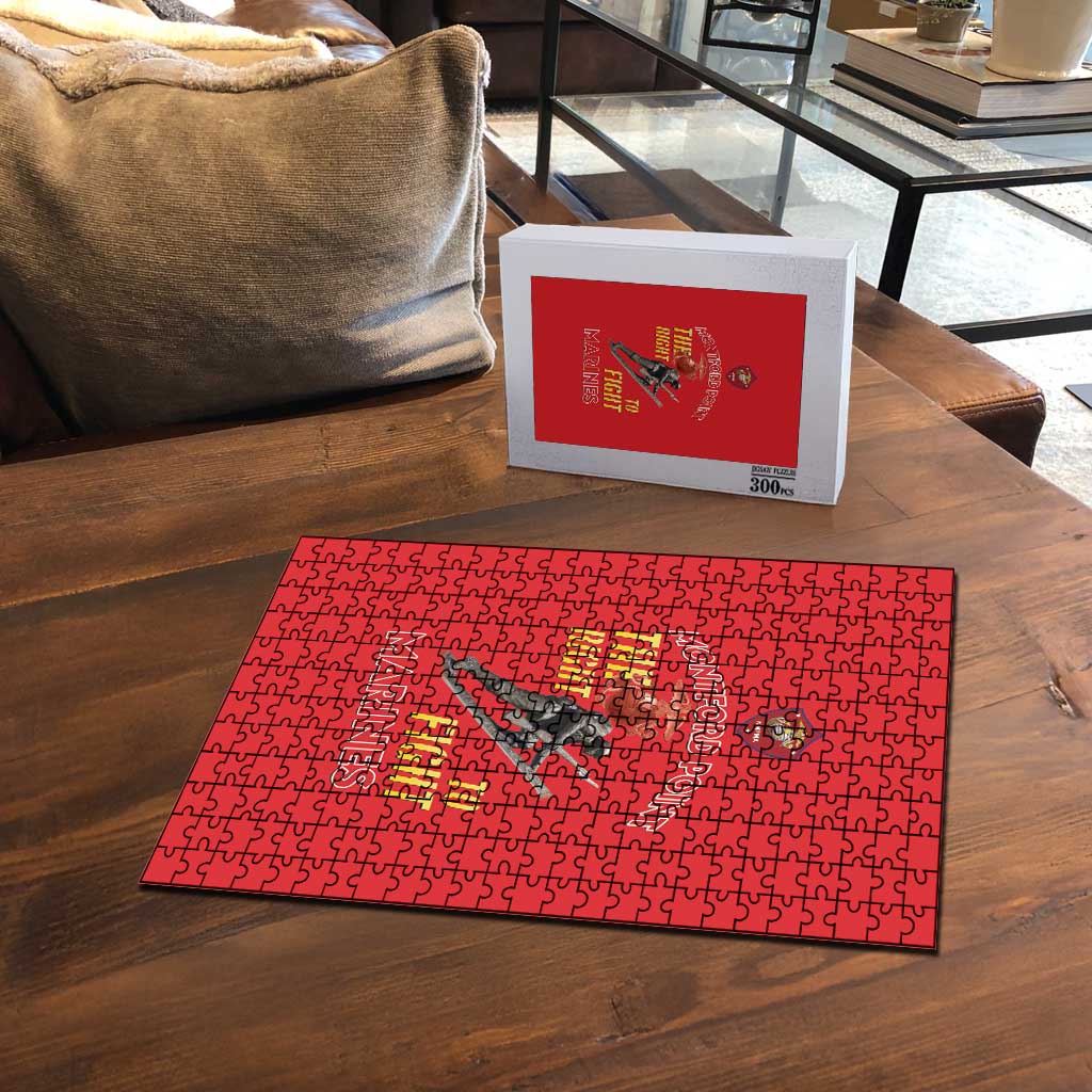Montford Point Marines Puzzle The Right To Fight - Red