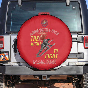 African American Heroes Spare Tire Cover Montford Point Marines - Red - African Pride