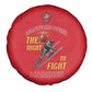African American Heroes Spare Tire Cover Montford Point Marines - Red - African Pride