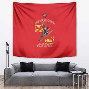 African American Heroes Tapestry Montford Point Marines - Red - African Pride