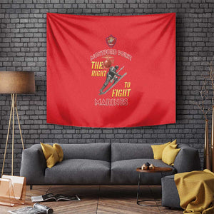 African American Heroes Tapestry Montford Point Marines - Red - African Pride
