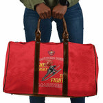 Montford Point Marines Travel Bag The Right To Fight - Red