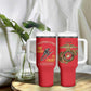 African American Heroes Tumbler With Handle Montford Point Marines - Red - African Pride