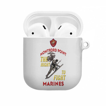 Montford Point Marines AirPods Case The Right To Fight - White