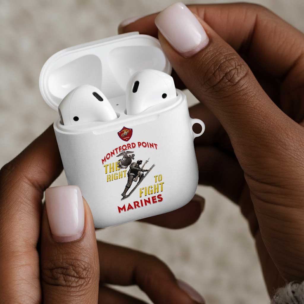 Montford Point Marines AirPods Case The Right To Fight - White