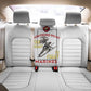 African American Heroes Back Car Seat Cover Montford Point Marines - White - African Pride