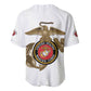 African American Heroes Baseball Jersey Montford Point Marines - White - African Pride