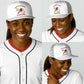 Montford Point Marines Baseball Net Cap The Right To Fight - White - African Pride