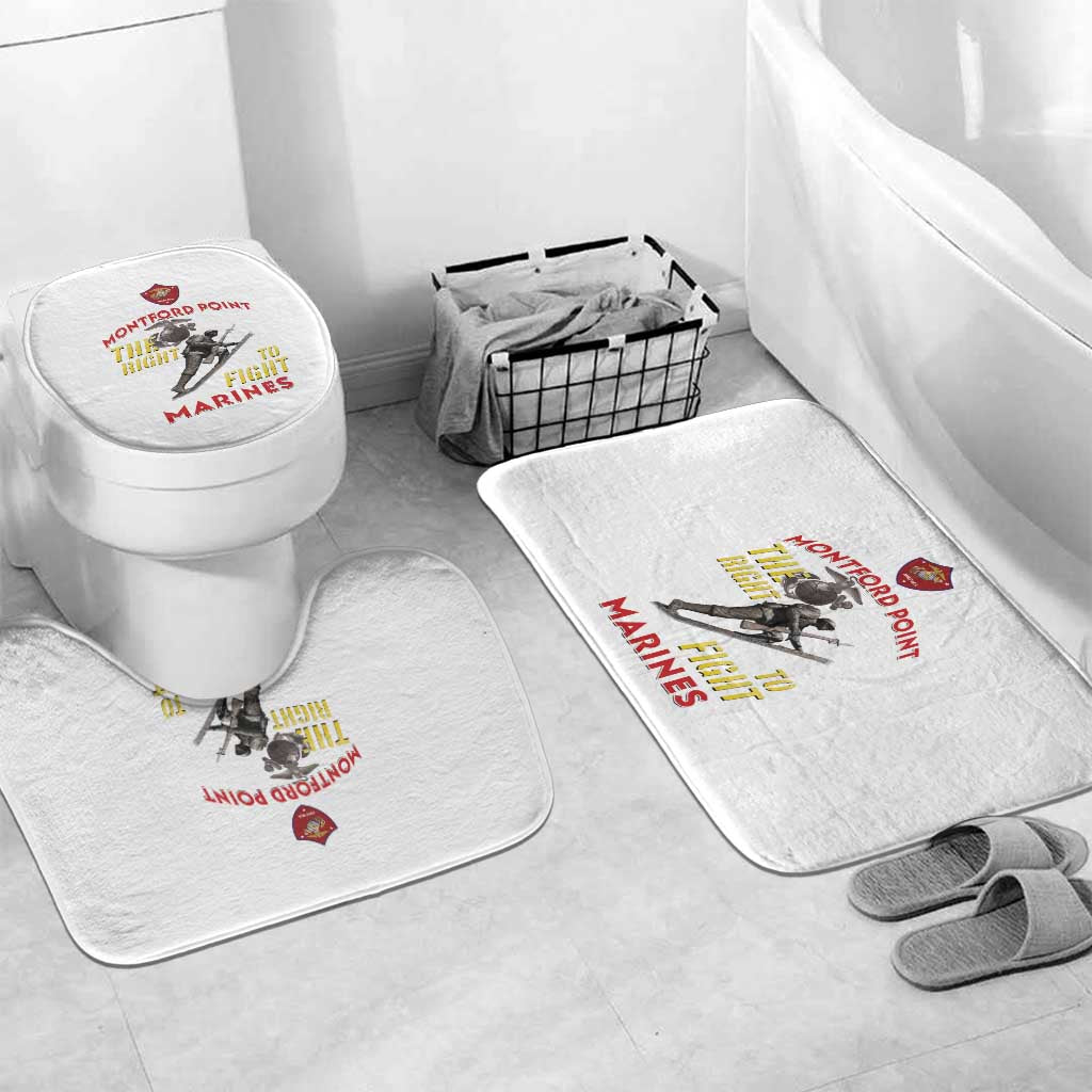 Montford Point Marines Bathroom Set The Right To Fight - White