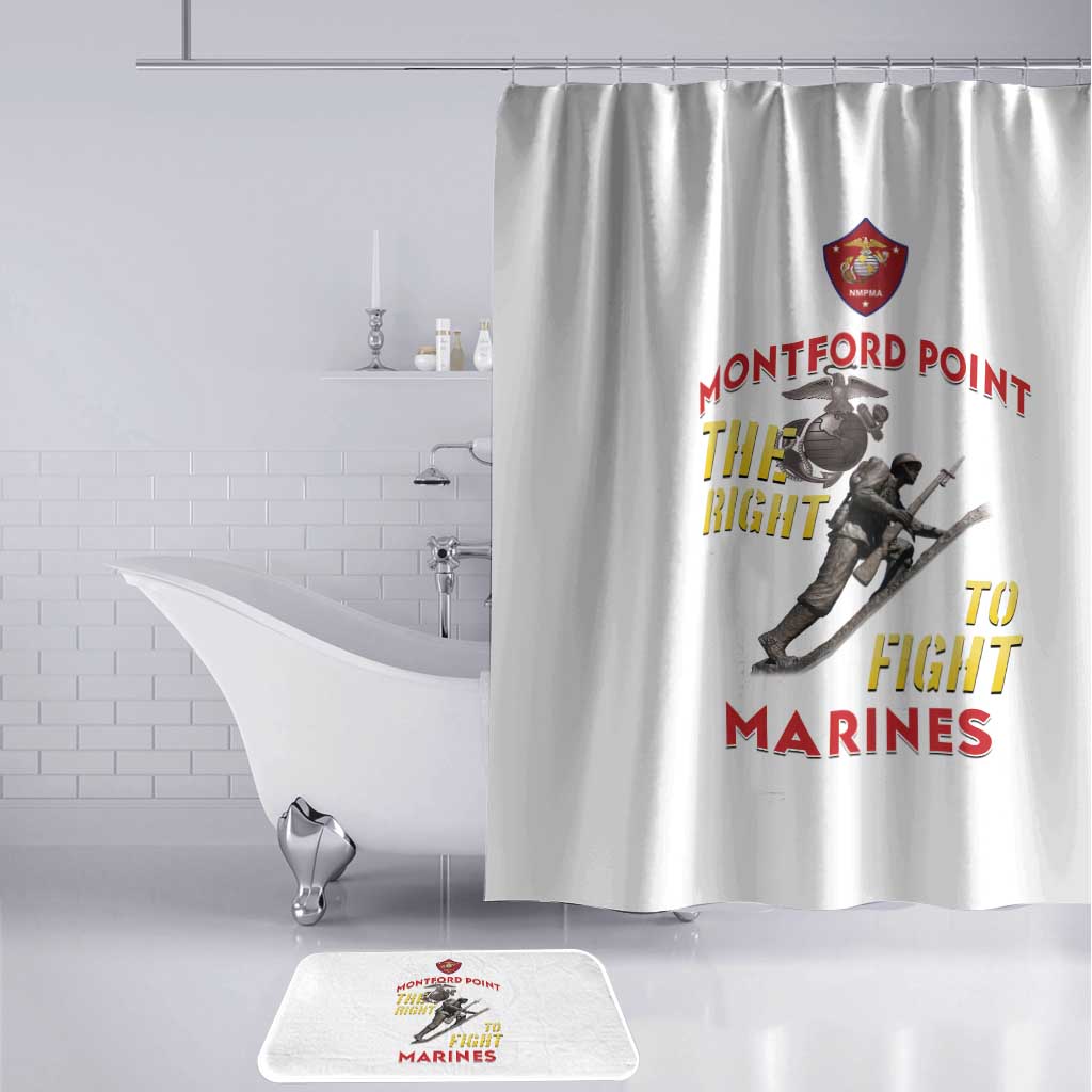 Montford Point Marines Bathroom Set The Right To Fight - White