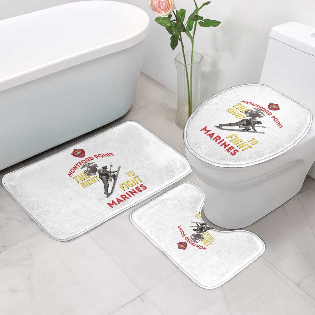Montford Point Marines Bathroom Set The Right To Fight - White
