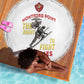 African American Heroes Beach Blanket Montford Point Marines - White - African Pride