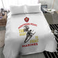 African American Heroes Bedding Set Montford Point Marines - White - African Pride