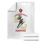 African American Heroes Blanket Montford Point Marines - White - African Pride
