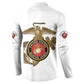 Montford Point Marines Button Sweatshirt The Right To Fight - White