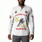 Montford Point Marines Button Sweatshirt The Right To Fight - White