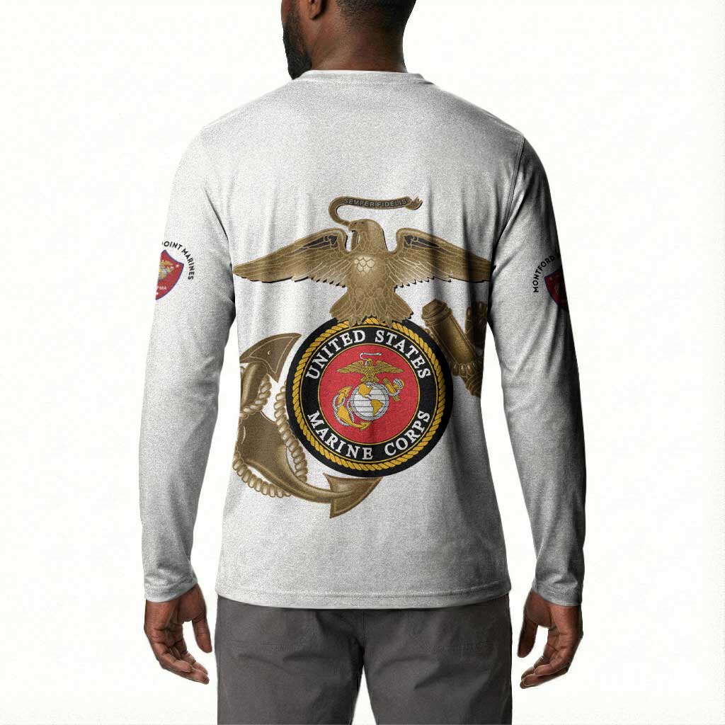 Montford Point Marines Button Sweatshirt The Right To Fight - White