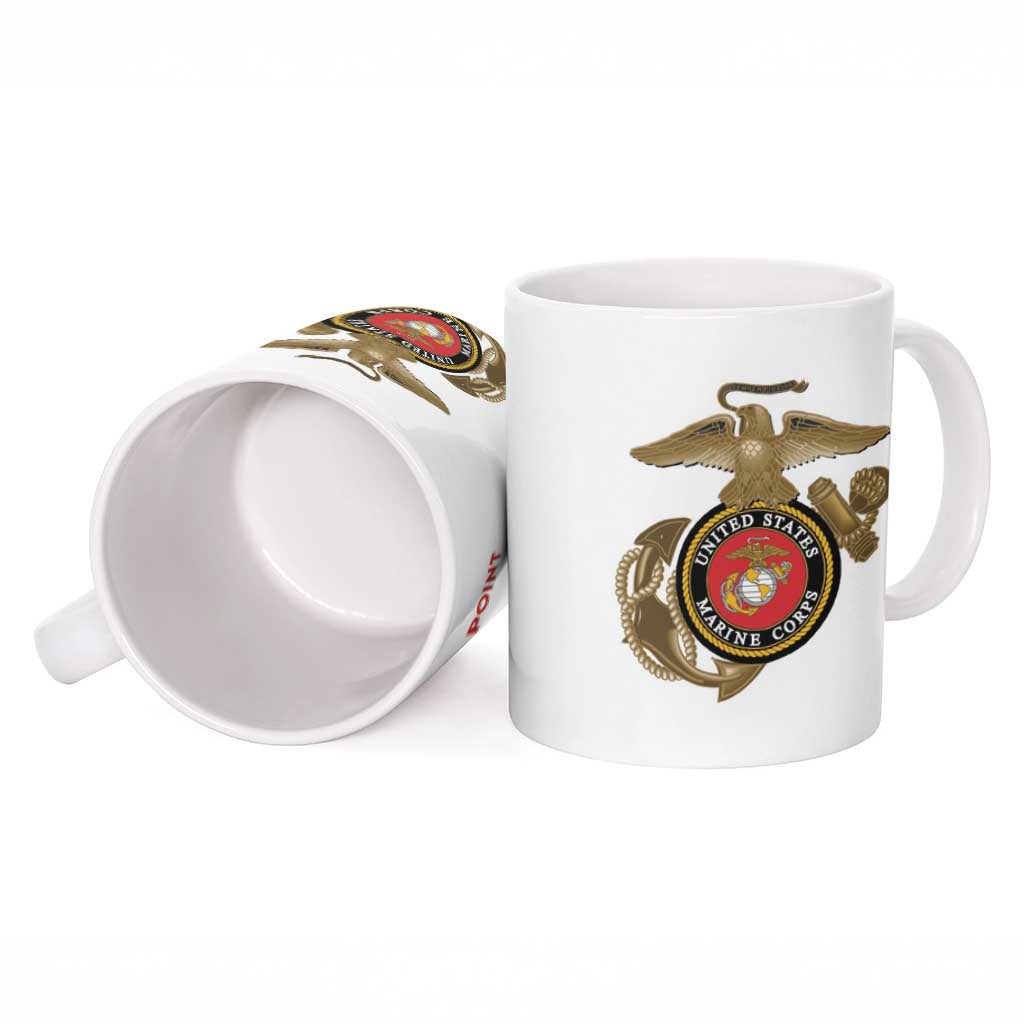 Montford Point Marines Ceramic Mug The Right To Fight - White