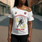 Montford Point Marines Cross Shoulder Shirt The Right To Fight - White
