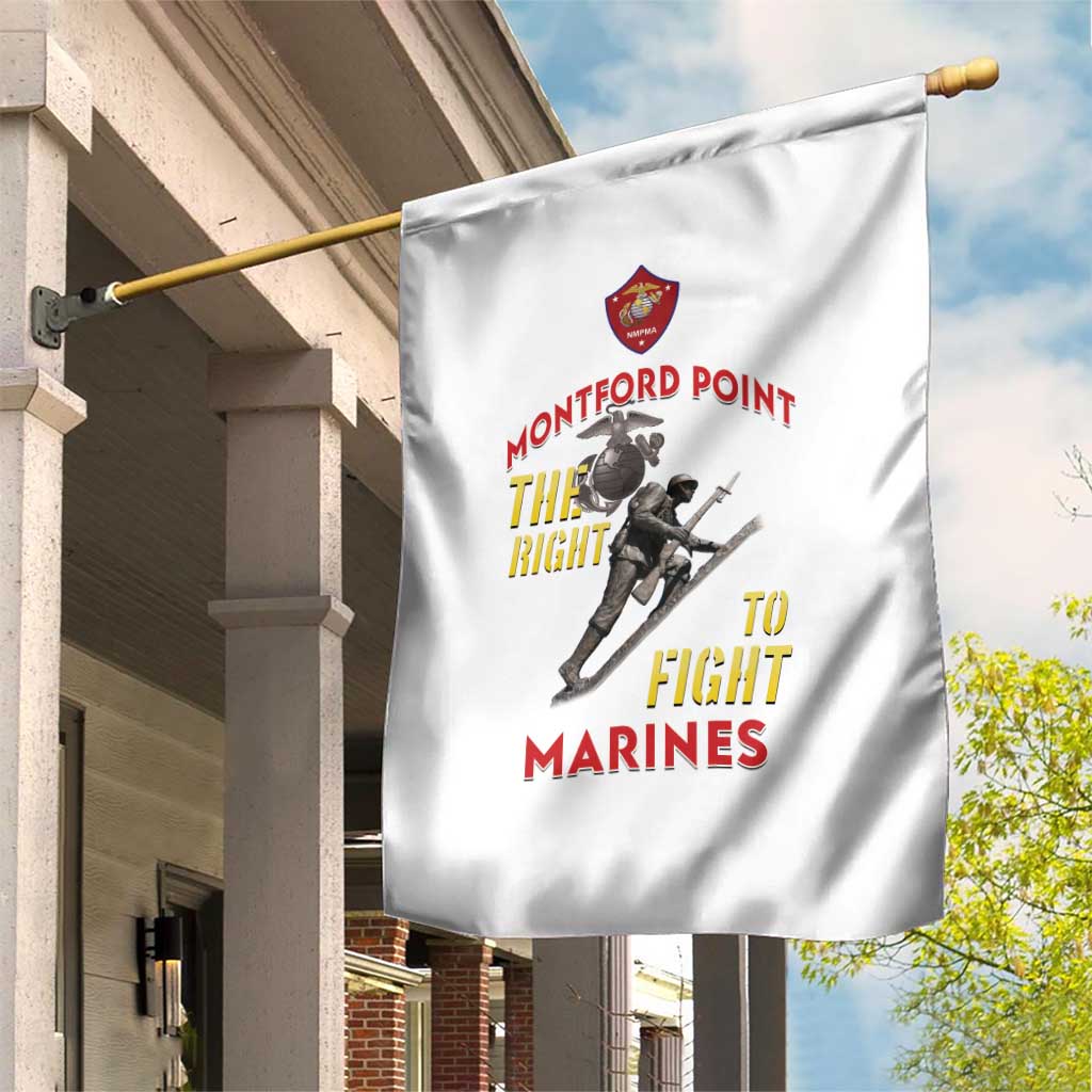 African American Heroes Garden Flag Montford Point Marines - White - African Pride