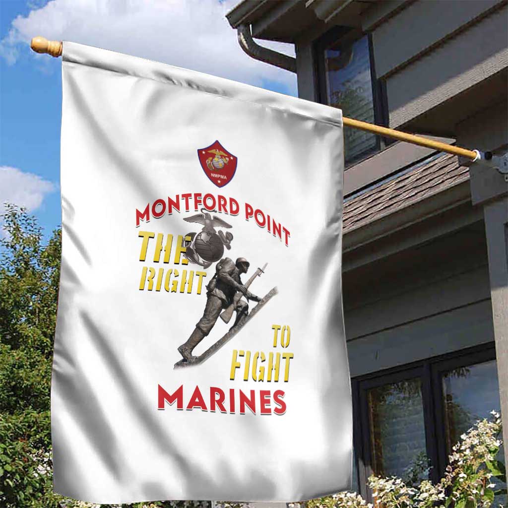 African American Heroes Garden Flag Montford Point Marines - White - African Pride