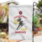 African American Heroes Garden Flag Montford Point Marines - White - African Pride
