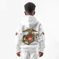 African American Heroes Kid Hoodie Montford Point Marines - White - African Pride