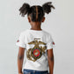 African American Heroes Kid T shirt Montford Point Marines - White - African Pride