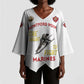 Montford Point Marines Kimono Sleeve Blouse The Right To Fight - White