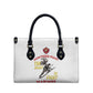 Montford Point Marines Leather Bag The Right To Fight - White