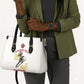 Montford Point Marines Leather Bag The Right To Fight - White