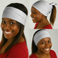 African American Heroes Neck Gaiter Montford Point Marines - White - African Pride