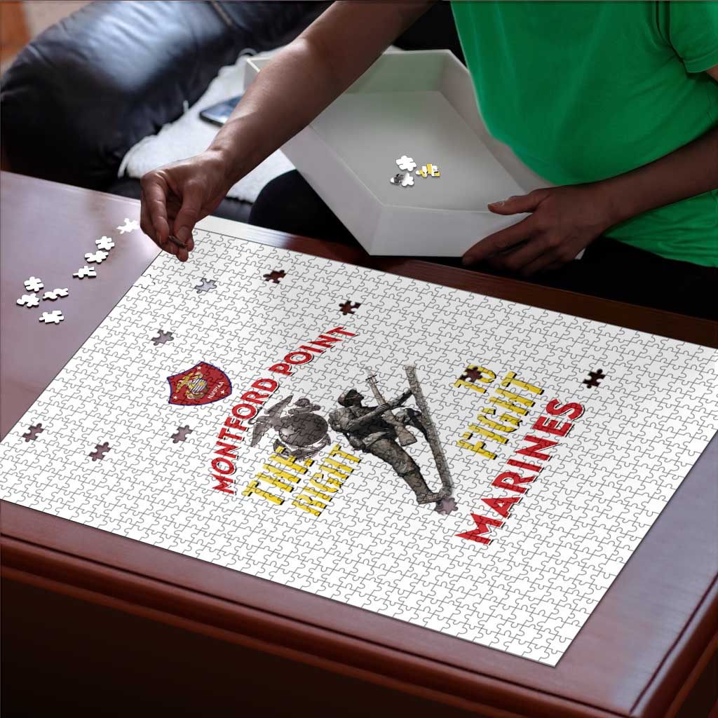 Montford Point Marines Puzzle The Right To Fight - White