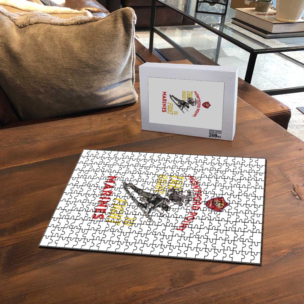 Montford Point Marines Puzzle The Right To Fight - White