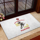 African American Heroes Rubber Doormat Montford Point Marines - White - African Pride