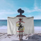 African American Heroes Sarong Montford Point Marines - White - African Pride