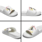 Montford Point Marines Slide Sandals The Right To Fight - White