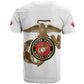 African American Heroes T shirt Montford Point Marines - White - African Pride