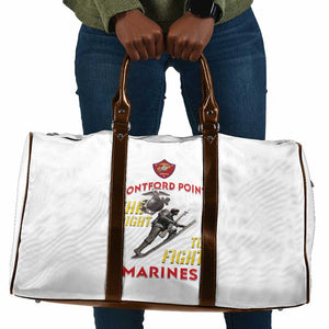 Montford Point Marines Travel Bag The Right To Fight - White