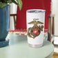 African American Heroes Tumbler Cup Montford Point Marines - White - African Pride