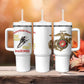 African American Heroes Tumbler With Handle Montford Point Marines - White - African Pride