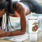 African American Heroes Tumbler With Handle Montford Point Marines - White - African Pride
