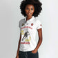 African American Heroes Women Polo Shirt Montford Point Marines - White - African Pride