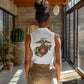 African American Heroes Women Sleeveless Polo Shirt Montford Point Marines - White - African Pride