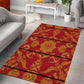 Basotho Blanket Area Rug Lesotho Seanamarena Kharetsa Royal Red - African Pride