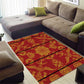 Basotho Blanket Area Rug Lesotho Seanamarena Kharetsa Royal Red - African Pride