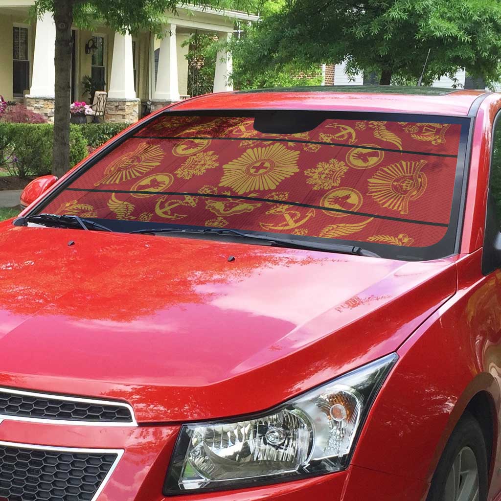 Lesotho Seanamarena Kharetsa Royal Red Auto Sun Shade Basotho Traditional Blanket Style