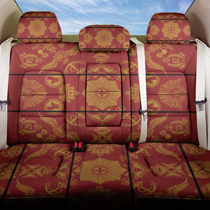 Basotho Blanket Back Car Seat Cover Lesotho Seanamarena Kharetsa Royal Red - African Pride