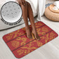 Lesotho Seanamarena Kharetsa Royal Red Bathroom Set Basotho Traditional Blanket Style